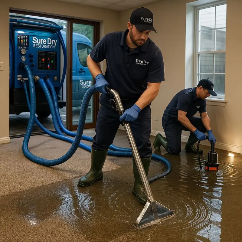Water Extraction and Removal process in Alamo, TN